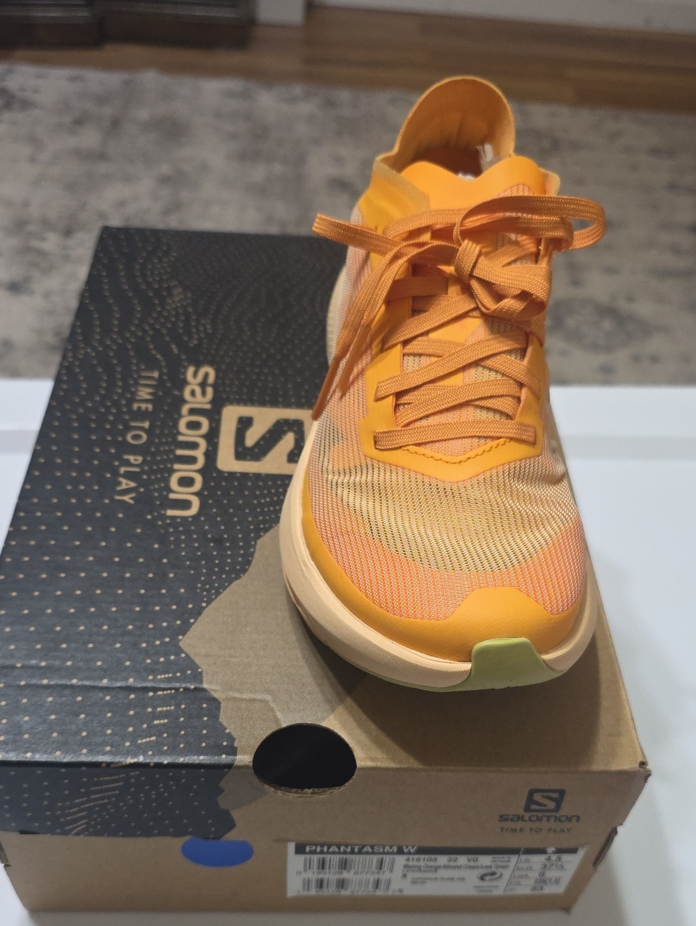 Salomon Womens  Running Shoes — Orange